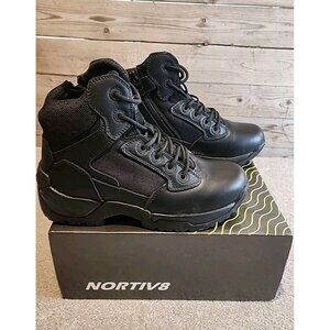 NORTIV 8 ALLOY AWVEEB Men's Military Tactical Work Boots SZ. Men’s 7.5 Hicking
